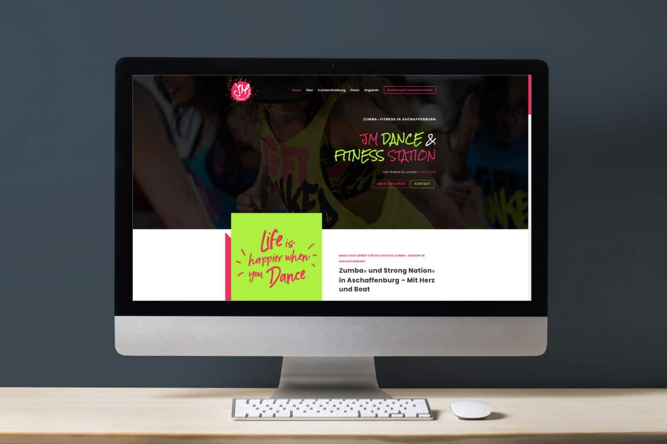JM Dance and Fitness Station - Zumba in Aschaffenburg - eine farbige und moderne Webseite JM Dance and Fitness Station - Zumba in Aschaffenburg - eine farbige und moderne Webseite